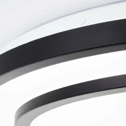 Luminaires Brilliant Éclairage Led|Plafonnier Brilliant Luciano LED Blanc, 1 lumière, Télécommandes