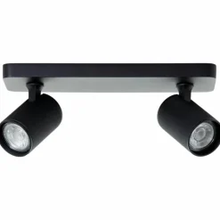 Luminaires Brilliant Spots Et Projecteurs|Plafonnier Brilliant Marty Noir, 2 lumières