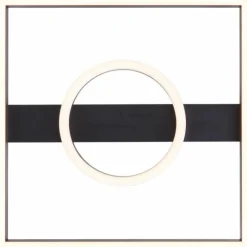 Luminaires Brilliant Éclairage Led|Plafonnier Brilliant Maureen LED Noir, Blanc, 1 lumière