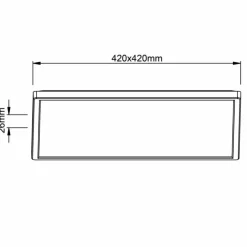 Luminaires Brilliant Éclairage Led|Plafonnier Brilliant Milton LED Blanc, 1 lumière