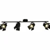 Luminaires Brilliant Éclairage Led|Plafonnier Brilliant Movie LED Noir, 4 lumières