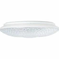 Luminaires Brilliant Éclairage Led|Plafonnier Brilliant Nunya LED Chrome, Blanc, 1 lumière