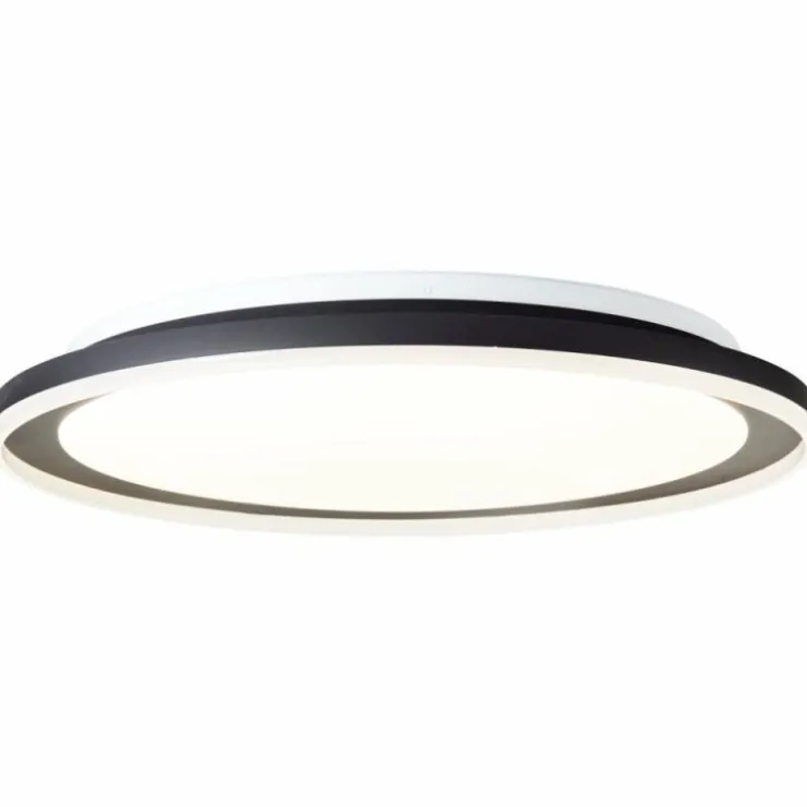 Luminaires Brilliant Éclairage Led|Plafonnier Brilliant Pederson LED Noir, Blanc, 1 lumière, Télécommandes