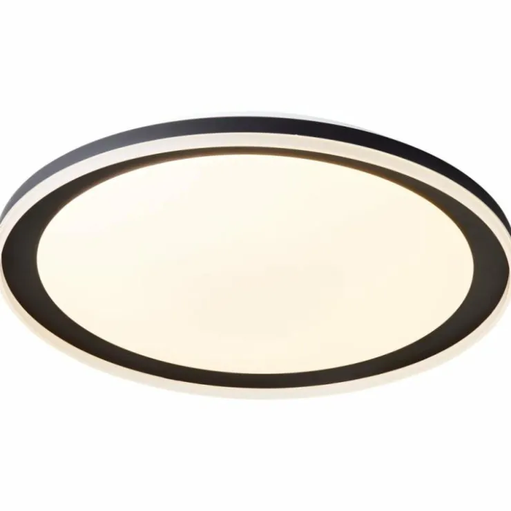 Luminaires Brilliant Éclairage Led|Plafonnier Brilliant Pederson LED Noir, Blanc, 1 lumière, Télécommandes