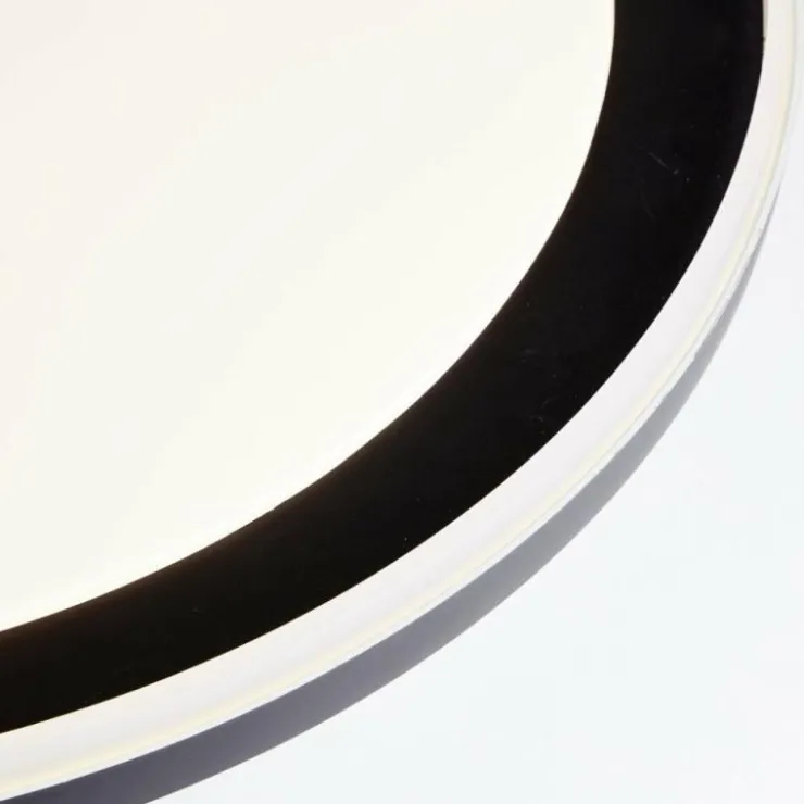 Luminaires Brilliant Éclairage Led|Plafonnier Brilliant Pederson LED Noir, Blanc, 1 lumière, Télécommandes