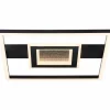 Luminaires Brilliant Éclairage Led|Plafonnier Brilliant Queens LED Noir, 1 lumière