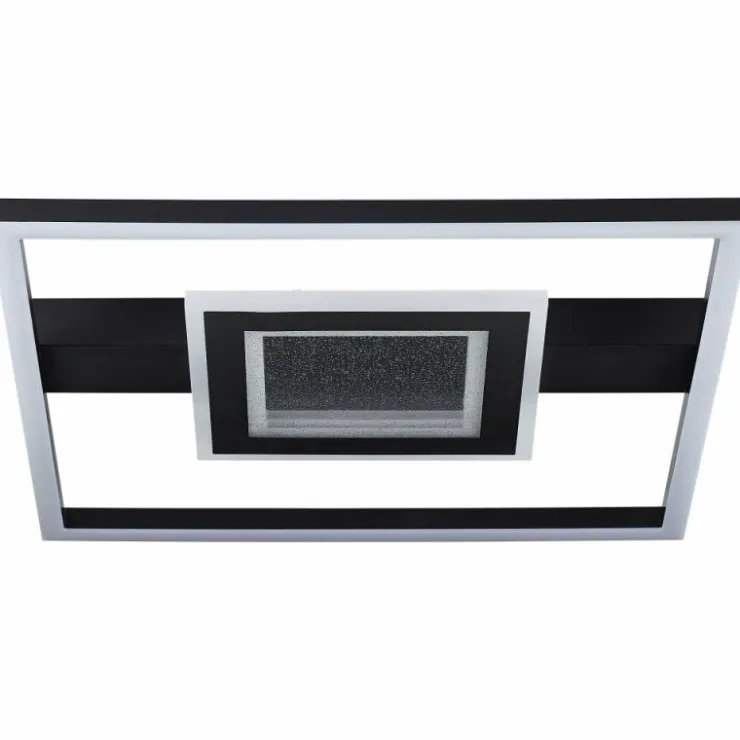 Luminaires Brilliant Éclairage Led|Plafonnier Brilliant Queens LED Noir, 1 lumière