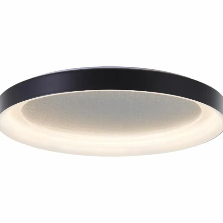 Luminaires Brilliant Éclairage Led|Plafonnier Brilliant Quito LED Noir, 1 lumière