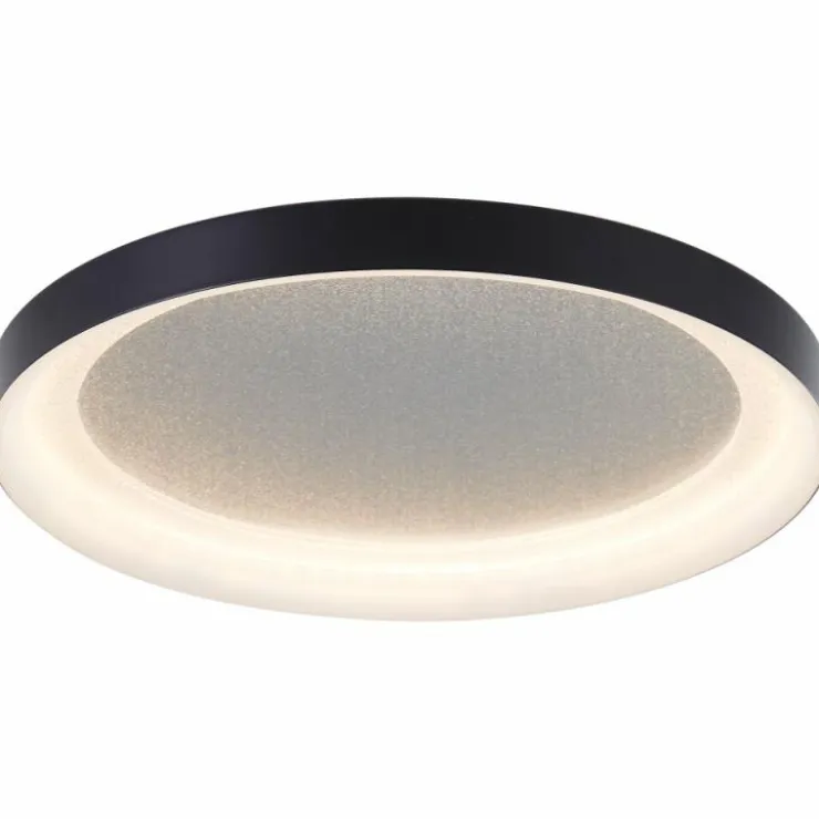 Luminaires Brilliant Éclairage Led|Plafonnier Brilliant Quito LED Noir, 1 lumière