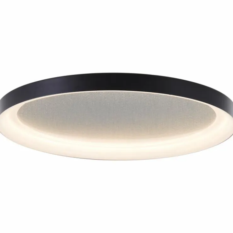 Luminaires Brilliant Éclairage Led|Plafonnier Brilliant Quito LED Noir, 1 lumière