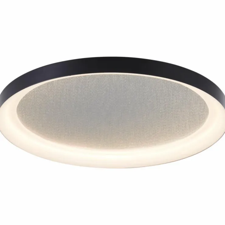 Luminaires Brilliant Éclairage Led|Plafonnier Brilliant Quito LED Noir, 1 lumière