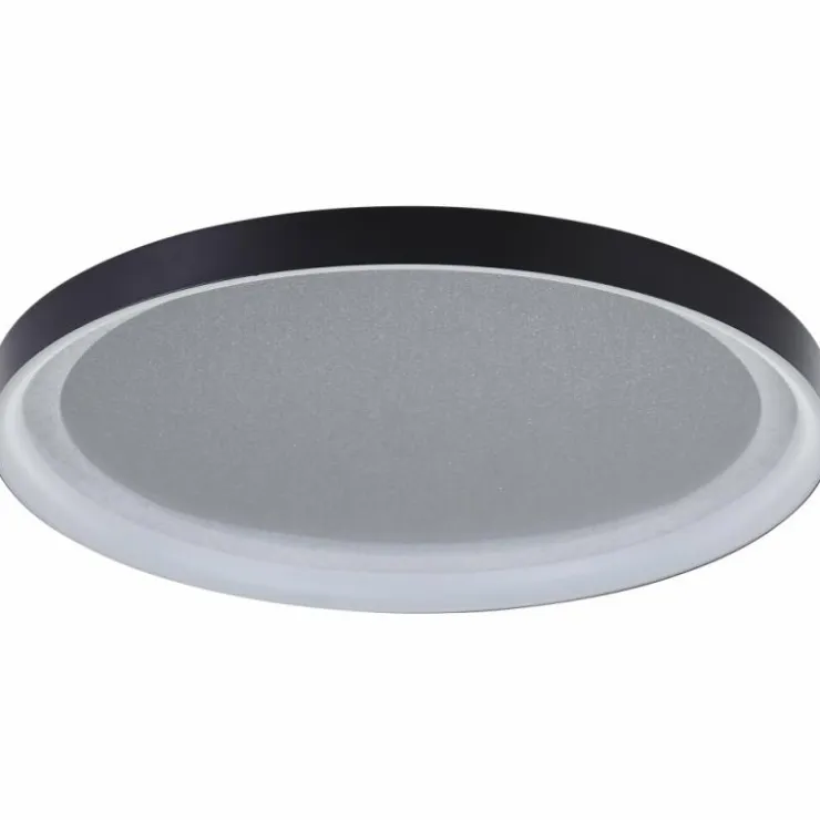 Luminaires Brilliant Éclairage Led|Plafonnier Brilliant Quito LED Noir, 1 lumière