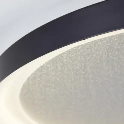 Luminaires Brilliant Éclairage Led|Plafonnier Brilliant Quito LED Noir, 1 lumière