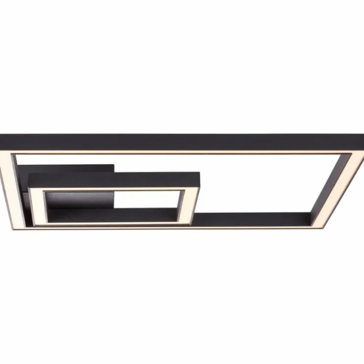 Luminaires Brilliant Éclairage Led|Plafonnier Brilliant Quon LED Noir, Blanc, 1 lumière