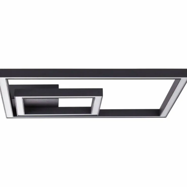 Luminaires Brilliant Éclairage Led|Plafonnier Brilliant Quon LED Noir, Blanc, 1 lumière