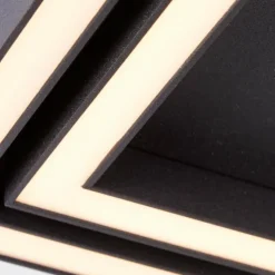 Luminaires Brilliant Éclairage Led|Plafonnier Brilliant Quon LED Noir, Blanc, 1 lumière