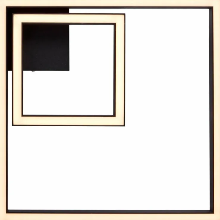Luminaires Brilliant Éclairage Led|Plafonnier Brilliant Quon LED Noir, Blanc, 1 lumière