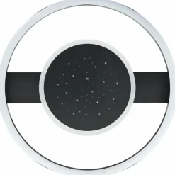 Luminaires Brilliant Éclairage Led|Plafonnier Brilliant Reno LED Noir, 1 lumière