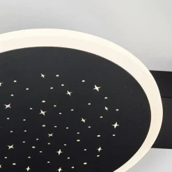 Luminaires Brilliant Éclairage Led|Plafonnier Brilliant Reno LED Noir, 1 lumière