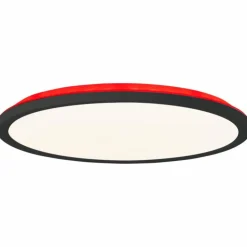 Luminaires Brilliant Éclairage Led|Plafonnier Brilliant Saltery LED Noir, Blanc, 1 lumière, Télécommandes, Changeur de couleurs