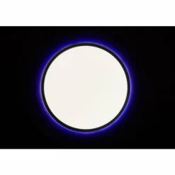Luminaires Brilliant Éclairage Led|Plafonnier Brilliant Saltery LED Noir, Blanc, 1 lumière, Télécommandes, Changeur de couleurs