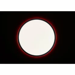 Luminaires Brilliant Éclairage Led|Plafonnier Brilliant Saltery LED Noir, Blanc, 1 lumière, Télécommandes, Changeur de couleurs