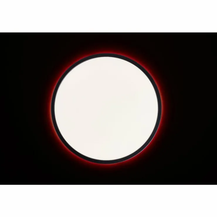 Luminaires Brilliant Éclairage Led|Plafonnier Brilliant Saltery LED Noir, Blanc, 1 lumière, Télécommandes, Changeur de couleurs
