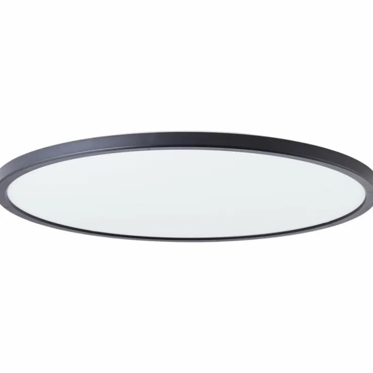 Luminaires Brilliant Éclairage Led|Plafonnier Brilliant Saltery LED Noir, Blanc, 1 lumière, Télécommandes, Changeur de couleurs