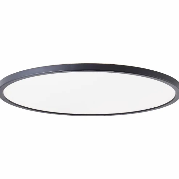 Luminaires Brilliant Éclairage Led|Plafonnier Brilliant Saltery LED Noir, Blanc, 1 lumière, Télécommandes, Changeur de couleurs