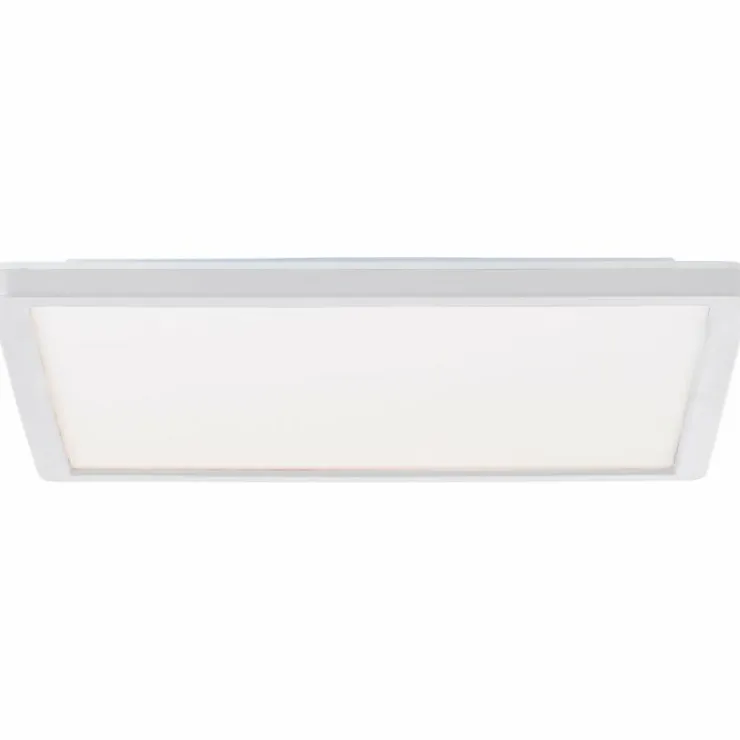 Luminaires Brilliant Éclairage Led|Plafonnier Brilliant Saltery LED Blanc, 1 lumière, Télécommandes, Changeur de couleurs