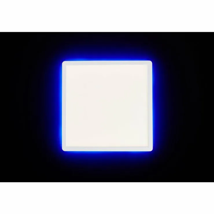 Luminaires Brilliant Éclairage Led|Plafonnier Brilliant Saltery LED Blanc, 1 lumière, Télécommandes, Changeur de couleurs