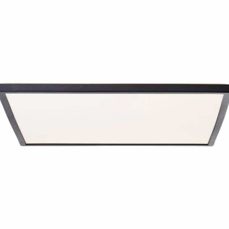 Luminaires Brilliant Éclairage Led|Plafonnier Brilliant Saltery LED Noir, Blanc, 1 lumière, Télécommandes, Changeur de couleurs
