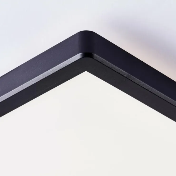 Luminaires Brilliant Éclairage Led|Plafonnier Brilliant Saltery LED Noir, Blanc, 1 lumière, Télécommandes, Changeur de couleurs