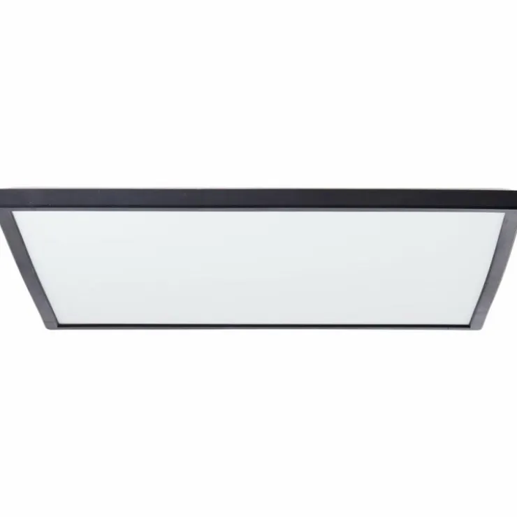 Luminaires Brilliant Éclairage Led|Plafonnier Brilliant Saltery LED Noir, Blanc, 1 lumière, Télécommandes, Changeur de couleurs