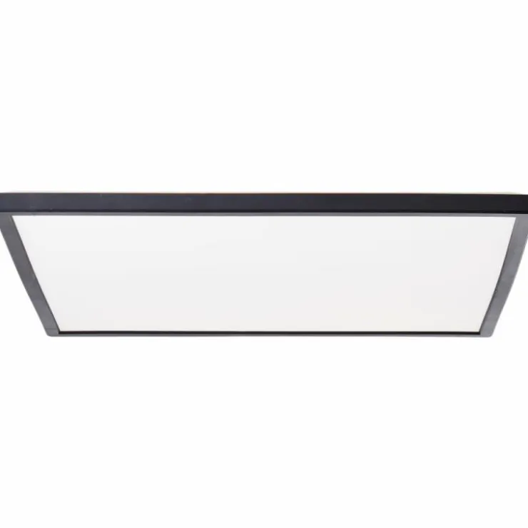 Luminaires Brilliant Éclairage Led|Plafonnier Brilliant Saltery LED Noir, Blanc, 1 lumière, Télécommandes, Changeur de couleurs