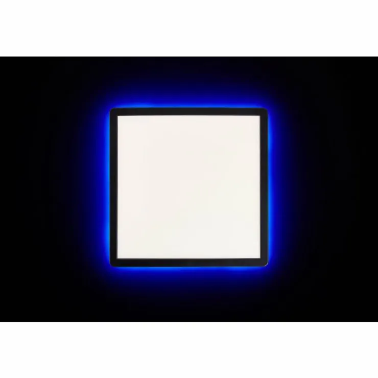 Luminaires Brilliant Éclairage Led|Plafonnier Brilliant Saltery LED Blanc, 1 lumière, Télécommandes, Changeur de couleurs
