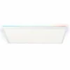 Luminaires Brilliant Éclairage Led|Plafonnier Brilliant Saltery LED Blanc, 1 lumière, Télécommandes, Changeur de couleurs
