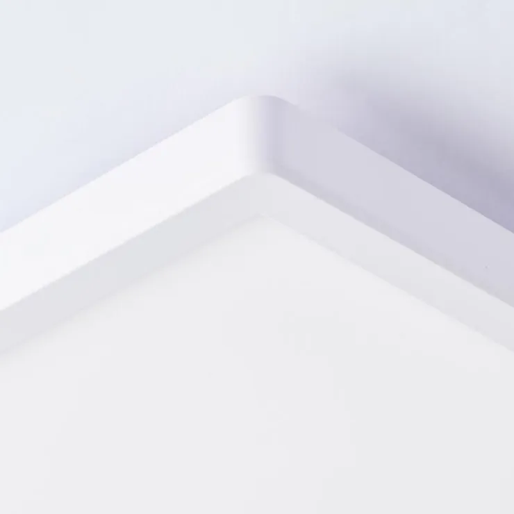 Luminaires Brilliant Éclairage Led|Plafonnier Brilliant Saltery LED Blanc, 1 lumière, Télécommandes, Changeur de couleurs