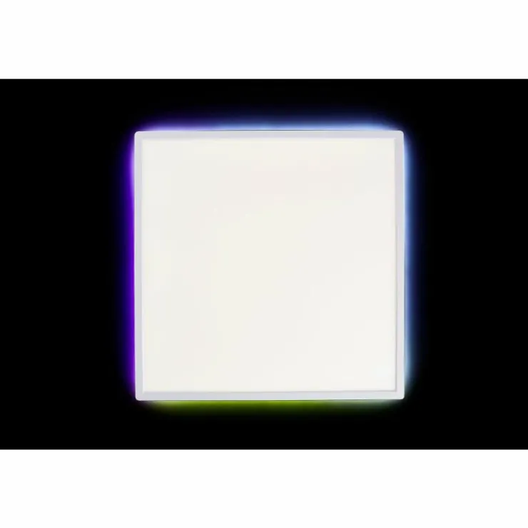 Luminaires Brilliant Éclairage Led|Plafonnier Brilliant Saltery LED Blanc, 1 lumière, Télécommandes, Changeur de couleurs