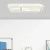 Luminaires Brilliant Éclairage Led|Plafonnier Brilliant Savare LED Gris, Blanc, 1 lumière, Télécommandes