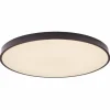 Luminaires Brilliant Plafonniers|Plafonnier Brilliant Slimline Noir, Blanc, 1 lumière, Télécommandes, Changeur de couleurs