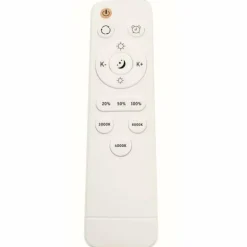 Luminaires Brilliant Plafonniers|Plafonnier Brilliant Slimline Noir, Blanc, 1 lumière, Télécommandes, Changeur de couleurs