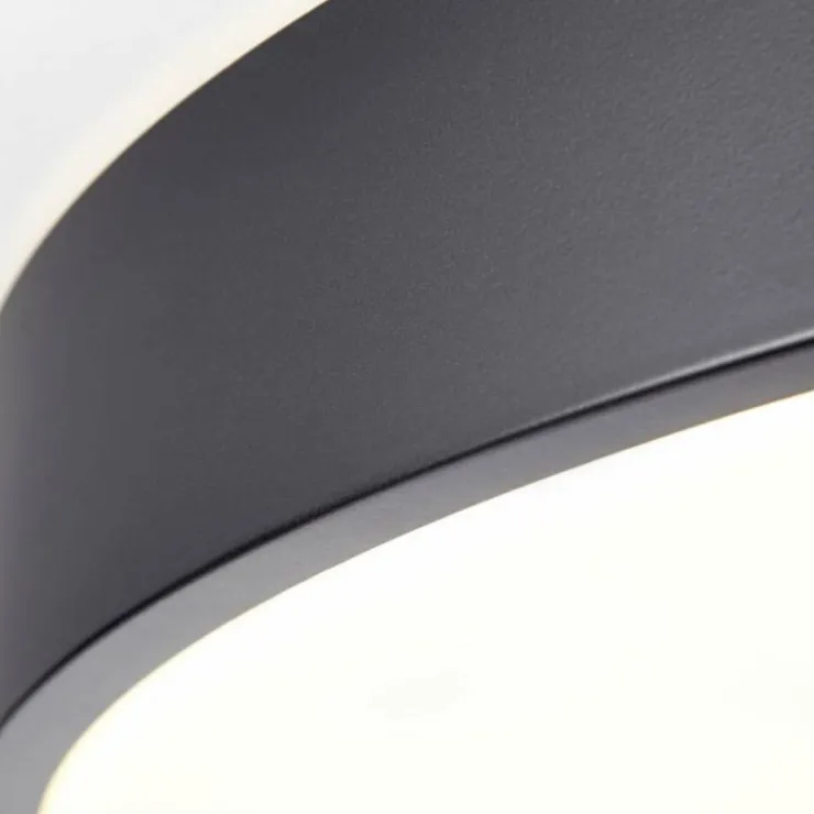 Luminaires Brilliant Éclairage Led|Plafonnier Brilliant Slimline LED Noir, 1 lumière, Télécommandes