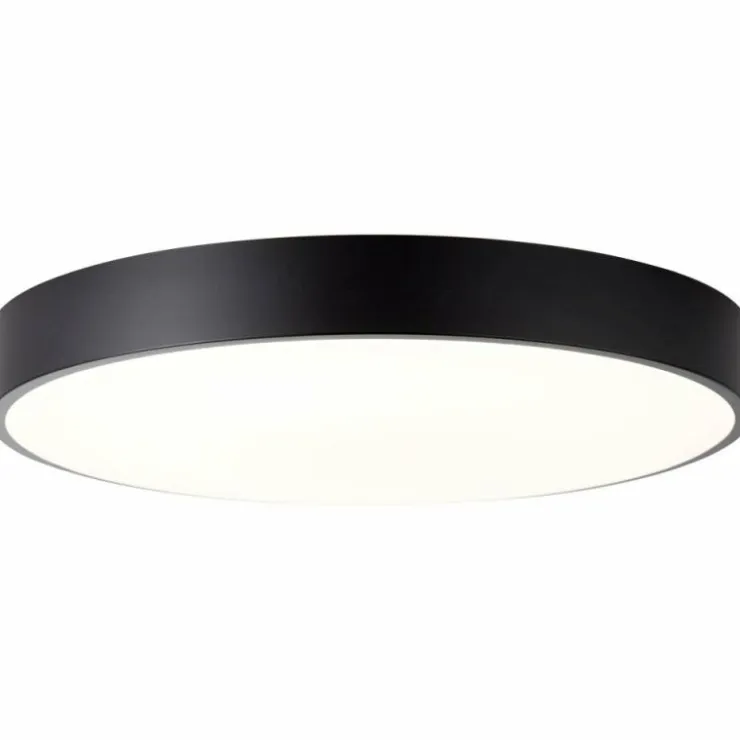 Luminaires Brilliant Éclairage Led|Plafonnier Brilliant Slimline LED Noir, 1 lumière, Télécommandes