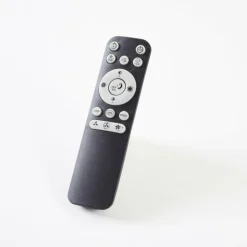 Plafonnier Brilliant Slimline LED Noir, 1 lumière, Télécommandes