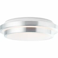 Luminaires Brilliant Éclairage Led|Plafonnier Brilliant Vilma LED Argenté, 1 lumière, Télécommandes, Changeur de couleurs