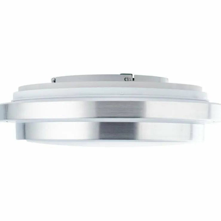Luminaires Brilliant Éclairage Led|Plafonnier Brilliant Vilma LED Argenté, 1 lumière, Télécommandes, Changeur de couleurs