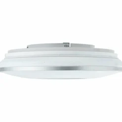Luminaires Brilliant Éclairage Led|Plafonnier Brilliant Visitation LED Argenté, 1 lumière, Télécommandes, Changeur de couleurs