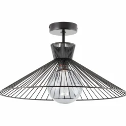 Luminaires Brilliant Plafonniers|Plafonnier Brilliant-Leuchten Elmont Noir, 1 lumière