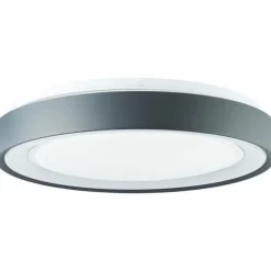 Plafonnier Brilliant-Leuchten Tessy LED Noir, 1 lumière, Télécommandes, Changeur de couleurs